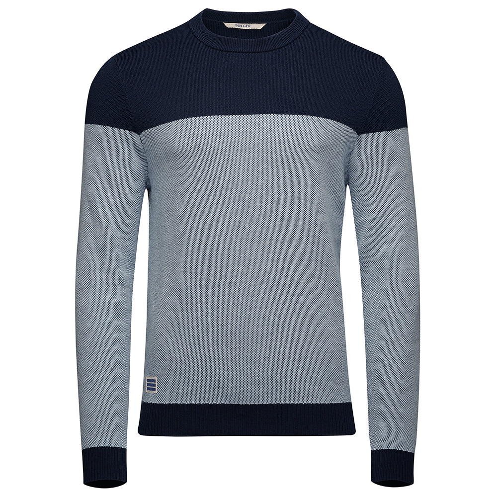 Navy/Ice Blue Melange