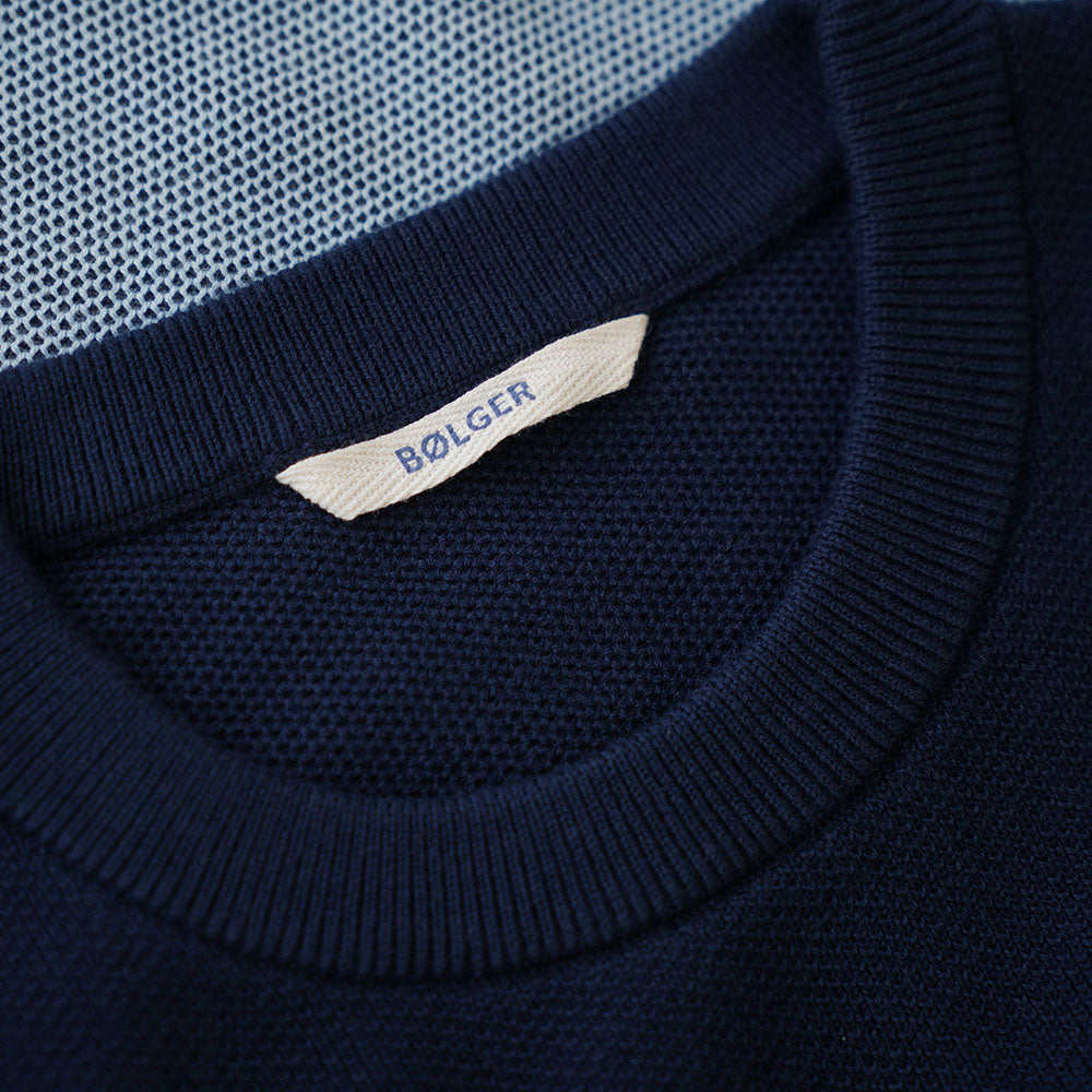 Navy/Ice Blue Melange