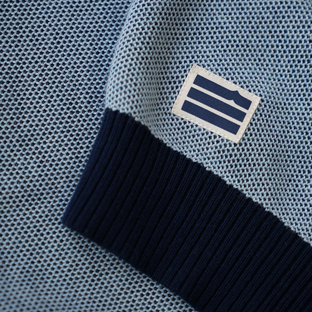 Navy/Ice Blue Melange