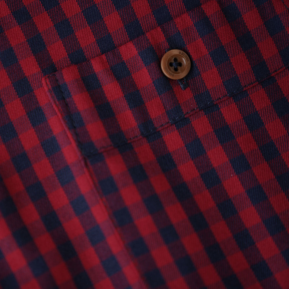 Navy/Red Check