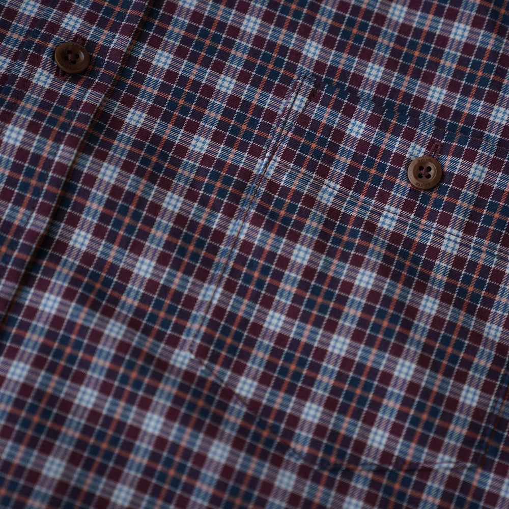 Burgundy/Petrol Check