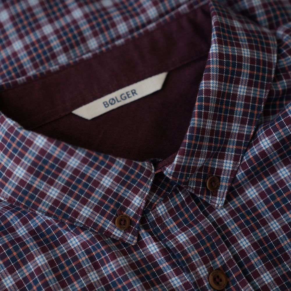 Burgundy/Petrol Check