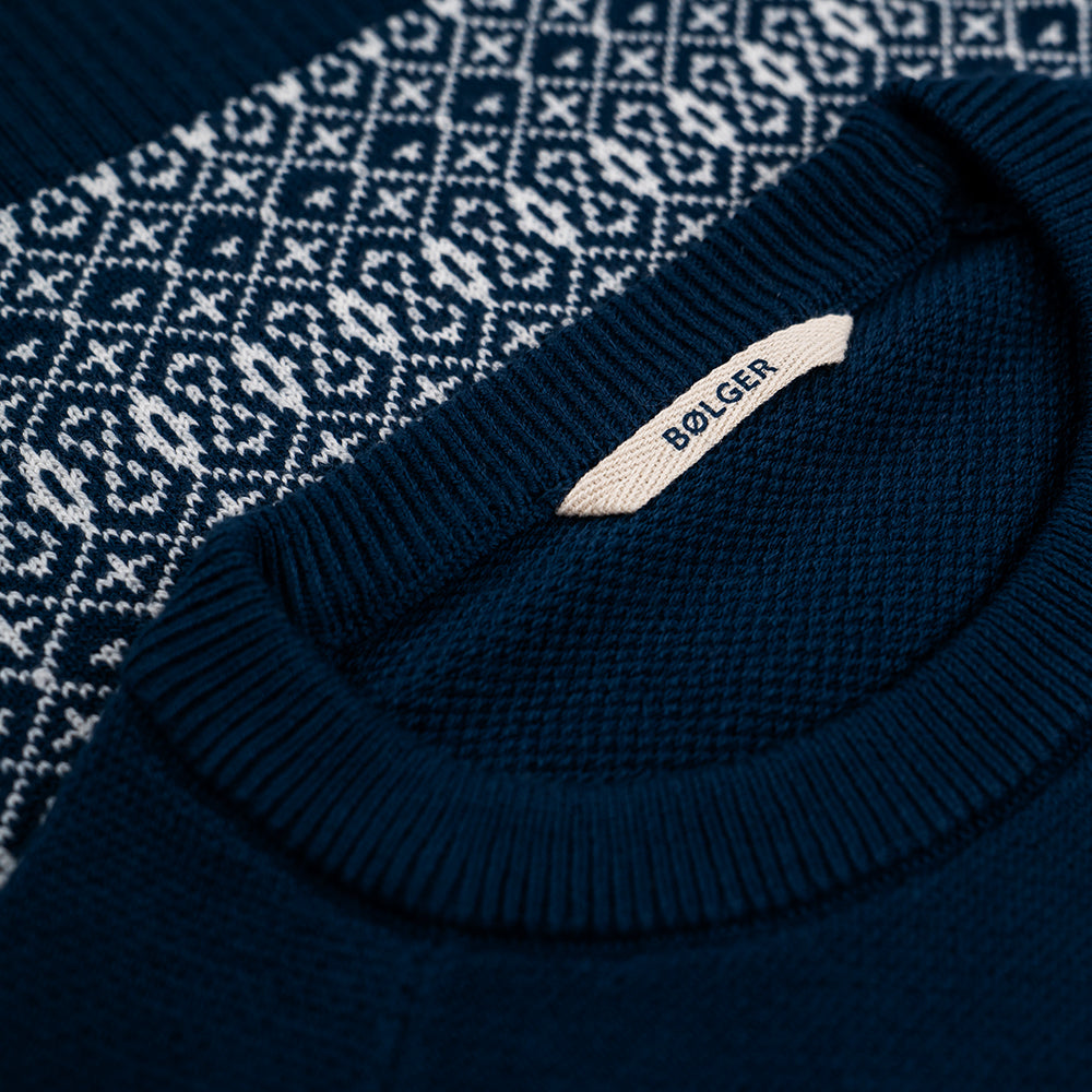 Navy/Ivory