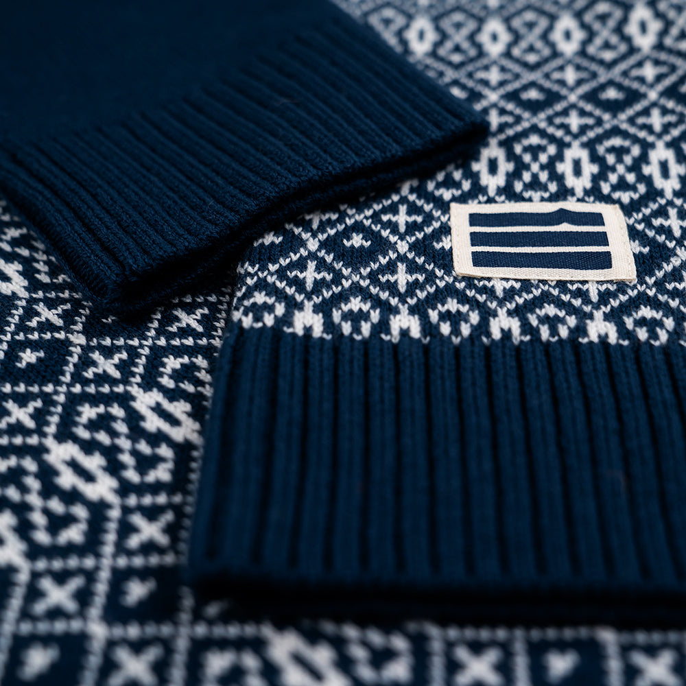 Navy/Ivory